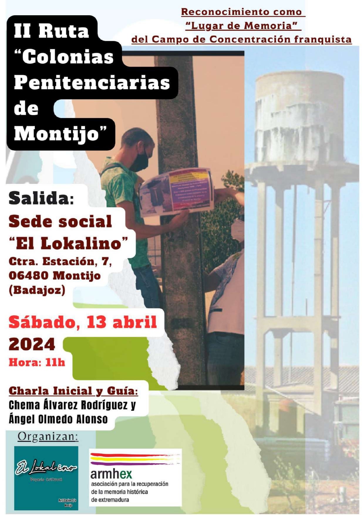 Una ruta este sábado reivindicará que las colonias penitenciarias de Montijo se declaren lugares de memoria democrática Una ruta este sábado reivindicará que las colonias penitenciarias de Montijo se declaren lugares de memoria democrática