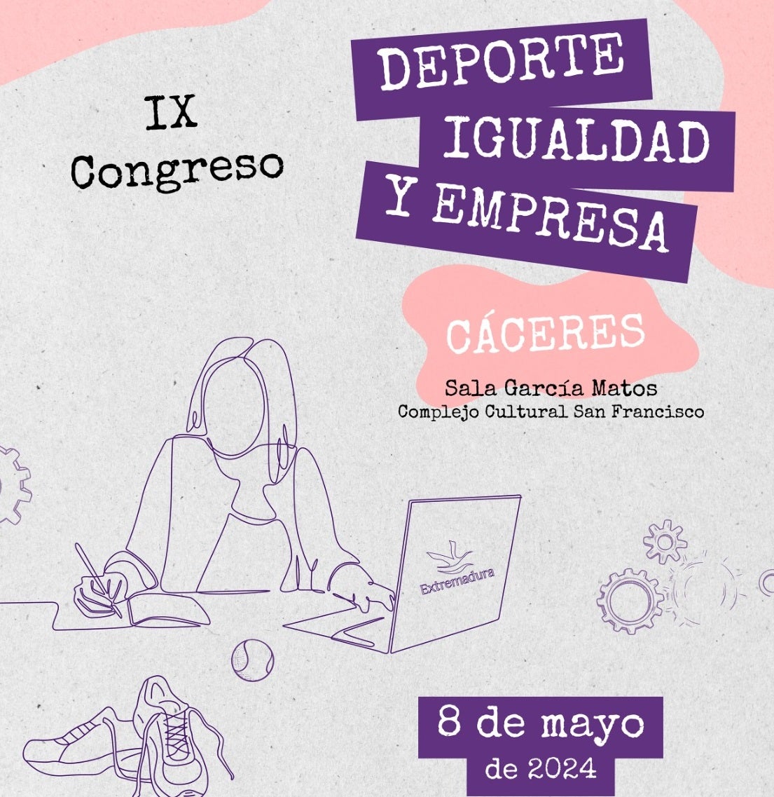 Almudena Cid inaugurará el IX Congreso Deporte, Igualdad y Empresa de Extremadura el próximo 8 de mayo en Cáceres Almudena Cid inaugurará el IX Congreso Deporte, Igualdad y Empresa de Extremadura el próximo 8 de mayo en Cáceres