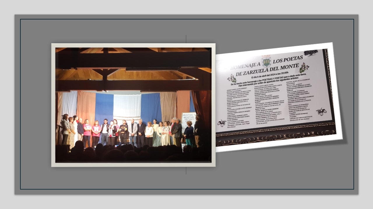 Zarzuela del Monte rinde homenaje a los poetas del municipio Zarzuela del Monte rinde homenaje a los poetas del municipio