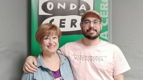 Carmen Gallo y Chema Aguado, presidenta y secretario de Swing Alcal&aacute;, en Onda Cero Alcal&aacute;