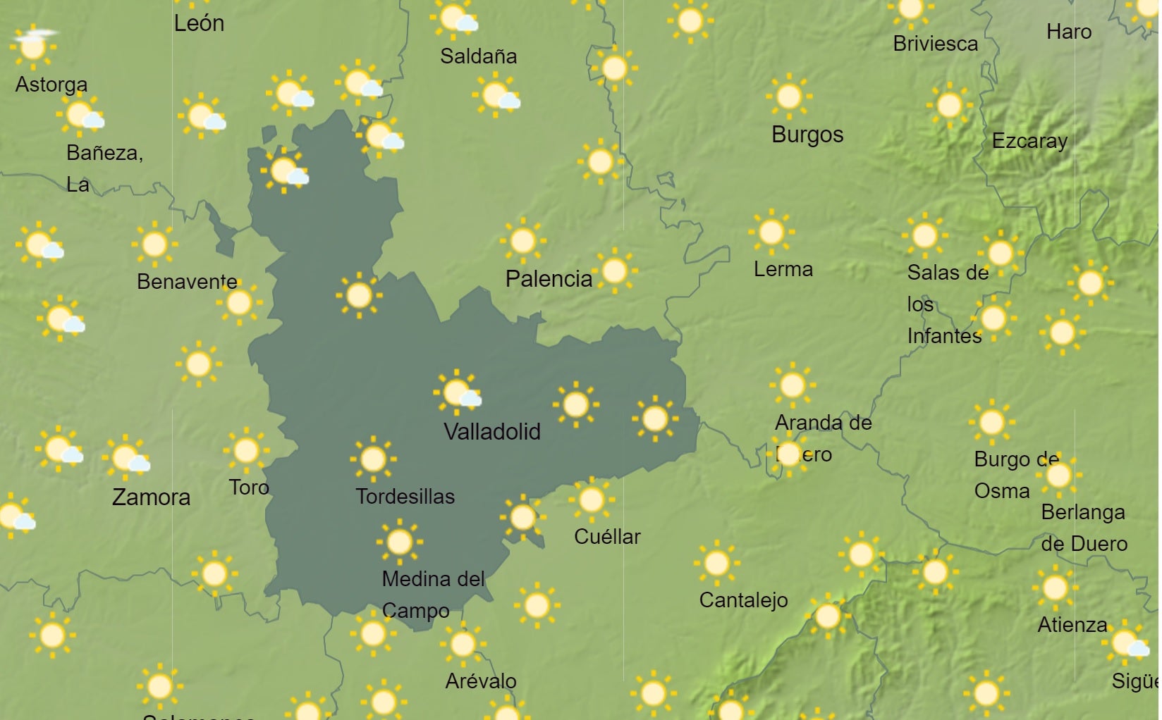 El Tiempo para las próximas horas El Tiempo para las próximas horas