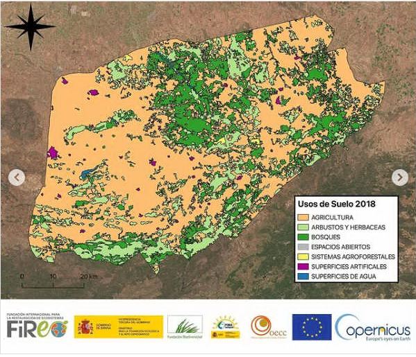 FIRE analiza los datos de uso del suelo en Campo de Montiel FIRE analiza los datos de uso del suelo en Campo de Montiel