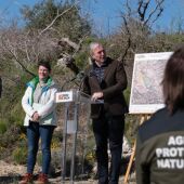 El presidente Azcón ha presentado el proyecto de reforestación en la Sierra de Alcubierre