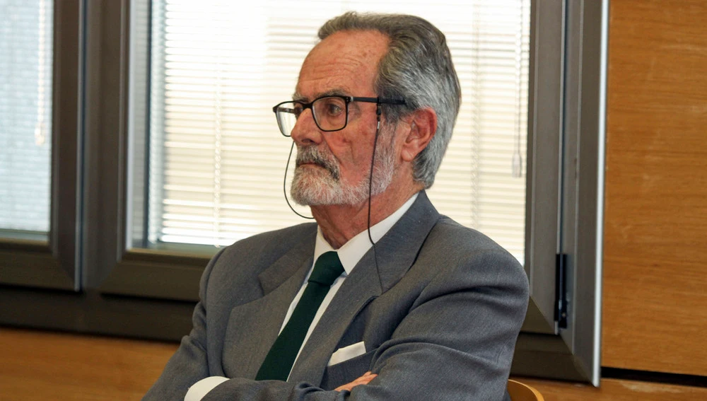 José Manuel Lomas durante el juicio José Manuel Lomas durante el juicio