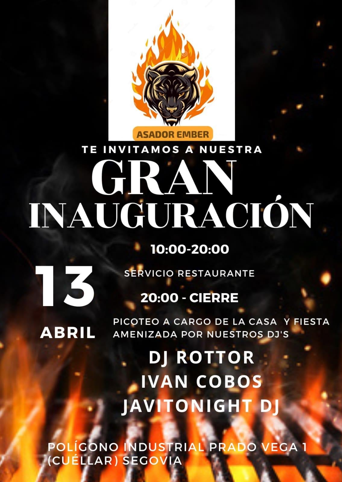 Abre sus puertas en Cuéllar el Asador EMBER Abre sus puertas en Cuéllar el Asador EMBER