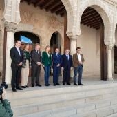 Junta de Extremadura, Diputación de Badajoz y Ayuntamiento presentes en la firma del convenio para la creación del Consorcio del Casco Antiguo.