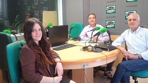 Tamara Ma&ntilde;as, Manuel Rocamora y Javier Puebla