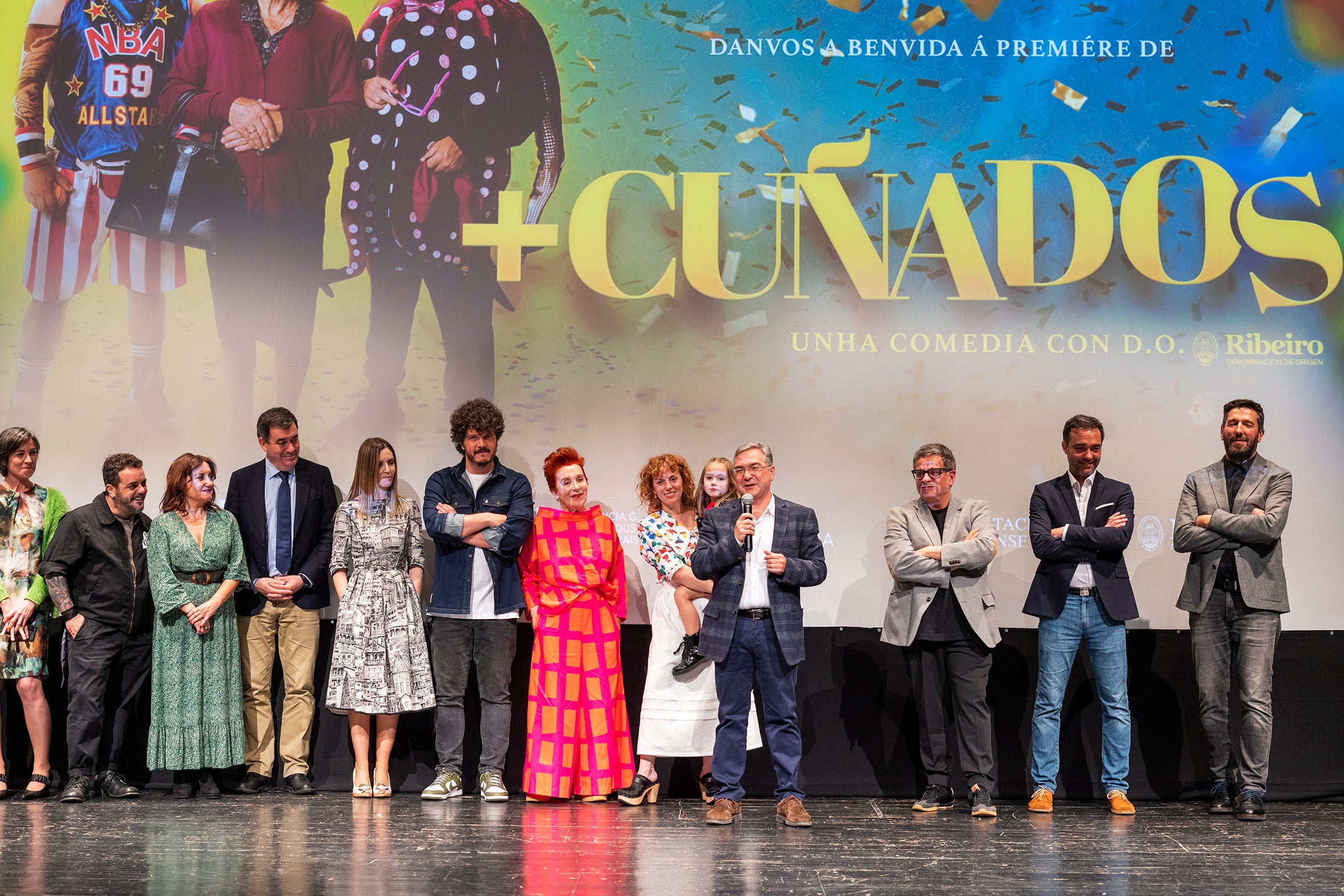 Portocabo preestrea en Ourense a comedia "+Cuñados" rodada en Ourense Portocabo preestrea en Ourense a comedia "+Cuñados" rodada en Ourense