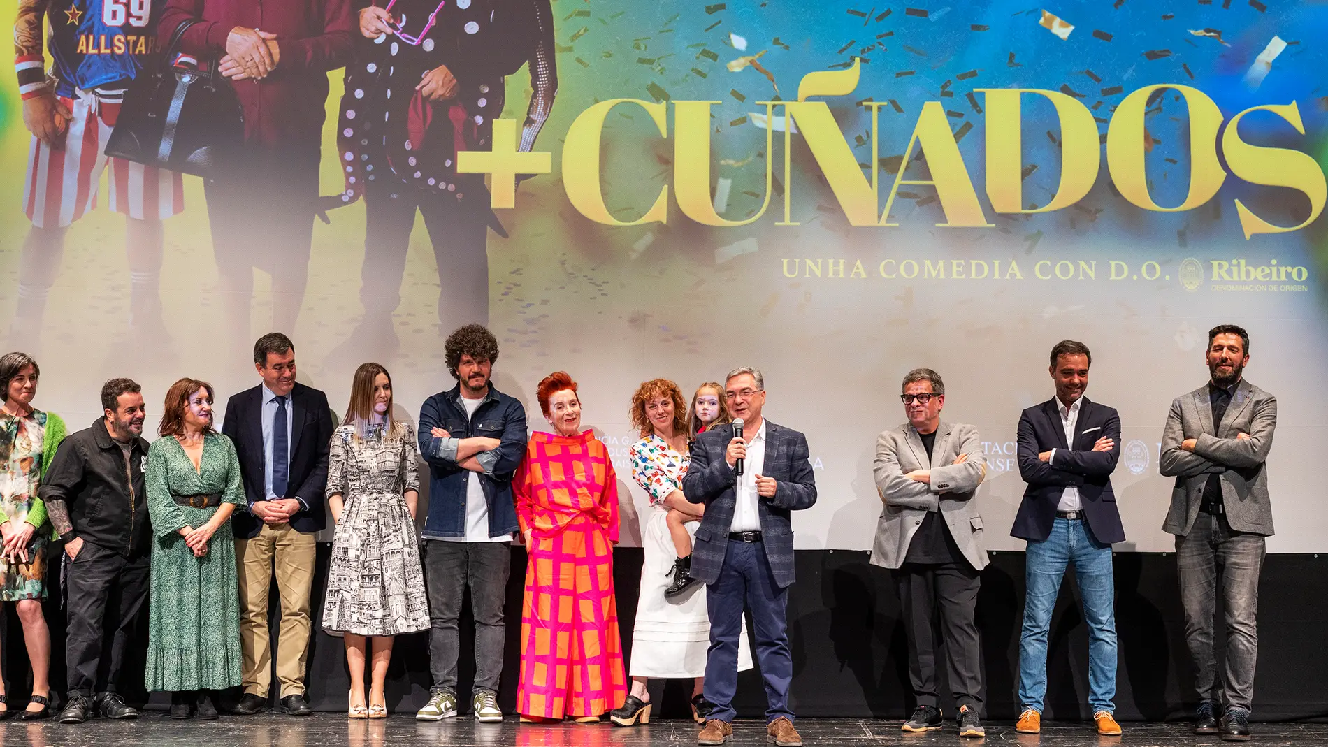Portocabo preestrea en Ourense a comedia "+Cuñados" rodada en Ourense 