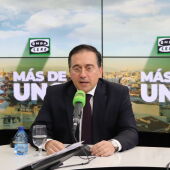 José Manuel Albares, ministro de Exteriores, en los estudios de Onda Cero