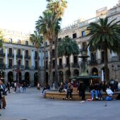 La Plaça Reial de Barcelona