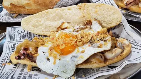 Bocadillo "El borreguet" Restaurante Arnadi Alzira Bocadillo "El borreguet" Restaurante Arnadi Alzira