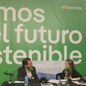 Borja Cancela, delegado comercial Galiciay Asturias en Iberdrola con Susana Pedreira