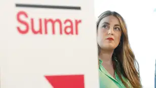 La candidata a lehendakari de Sumar, Alba García.