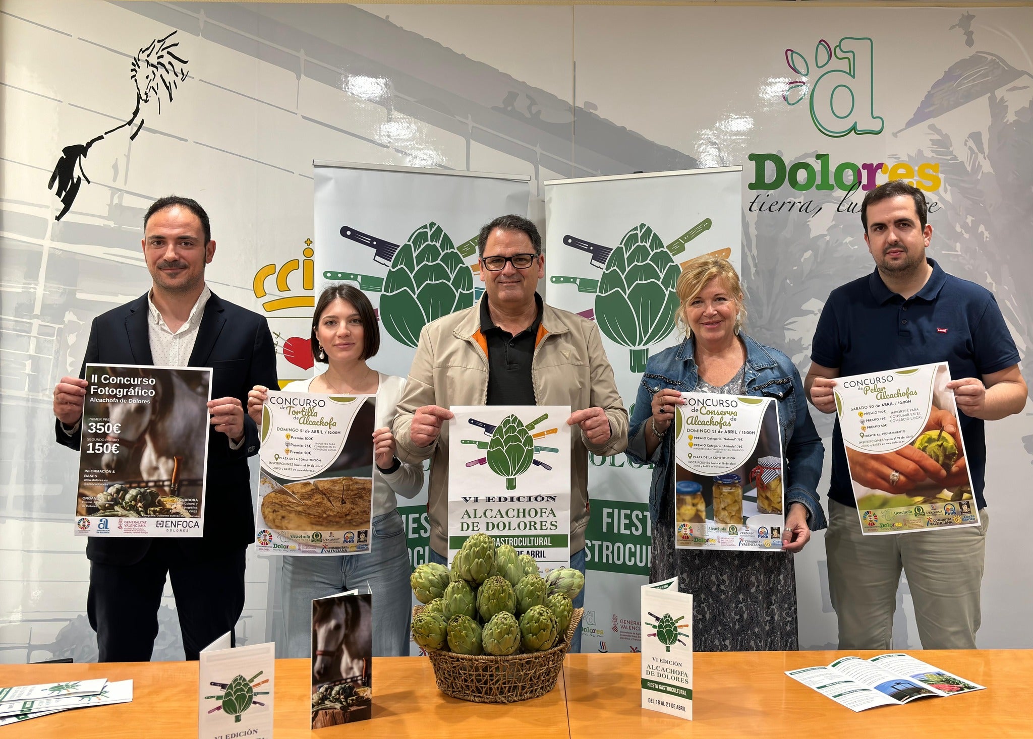 Dolores celebra la VI Edición de su Fiesta Gastrocultural de la Alcachofa del 18 al 21 de abril Dolores celebra la VI Edición de su Fiesta Gastrocultural de la Alcachofa del 18 al 21 de abril