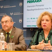 Leandro Catalan (FASAMET) y Mercedes Otín (CESMAragón)