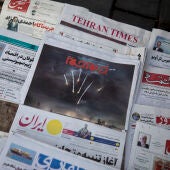 Las portadas de los principales periódicos iraníes