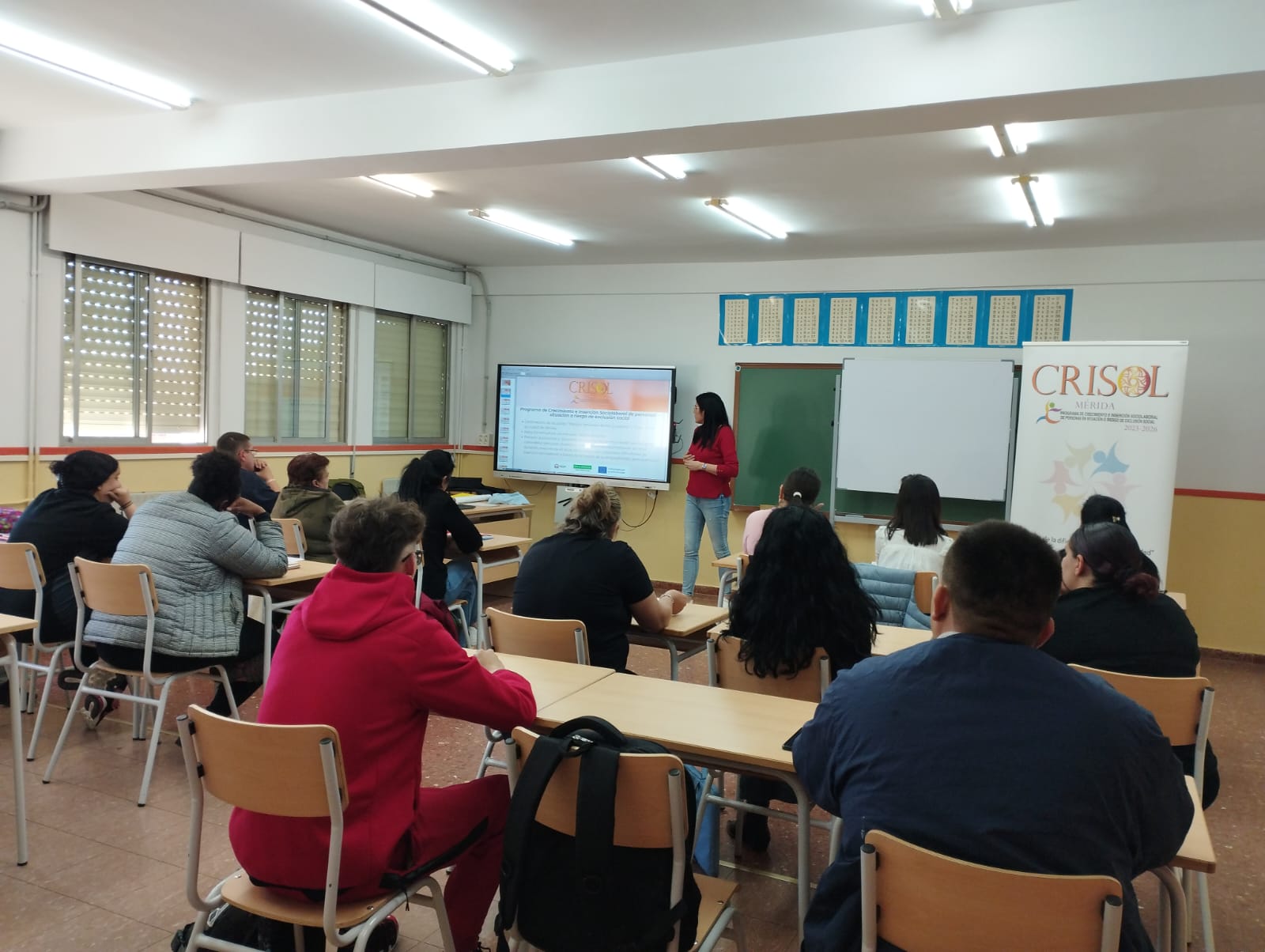 Nuevas acciones informativas del programa CRISOL con alumnos y alumnas del CEPA Legion V Nuevas acciones informativas del programa CRISOL con alumnos y alumnas del CEPA Legion V