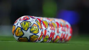 Imagen de archivo de los balones de Champions League