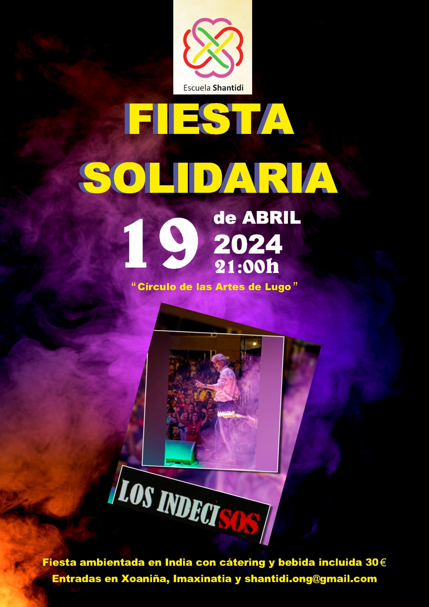 La ONG Escuela Shantidi organiza este viernes su gala solidaria en el Círculo de las Artes La ONG Escuela Shantidi organiza este viernes su gala solidaria en el Círculo de las Artes