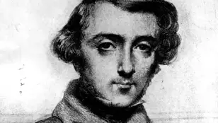 Imagen de archivo de un retrato de Alexis de Tocqueville.