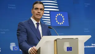 El presidente del Gobierno, Pedro Sánchez, en una imagen de archivo durante una jornada de la Cumbre de la UE.