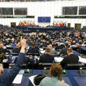 Una sesión plenaria en el Europarlamento 