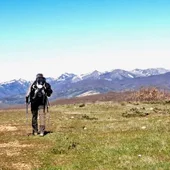 El senderista marbellí Jesús Muñoz por el "Camino olvidado" El senderista marbellí Jesús Muñoz por el "Camino olvidado"