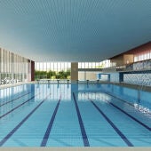 Imagen de la futura piscina climatizada