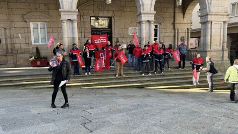 concentracion bombeiros ourense
