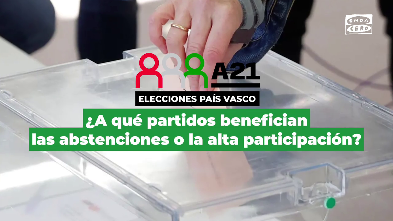 A qué partidos beneficia una baja participación en las elecciones en el País Vasco A qué partidos beneficia una baja participación en las elecciones en el País Vasco