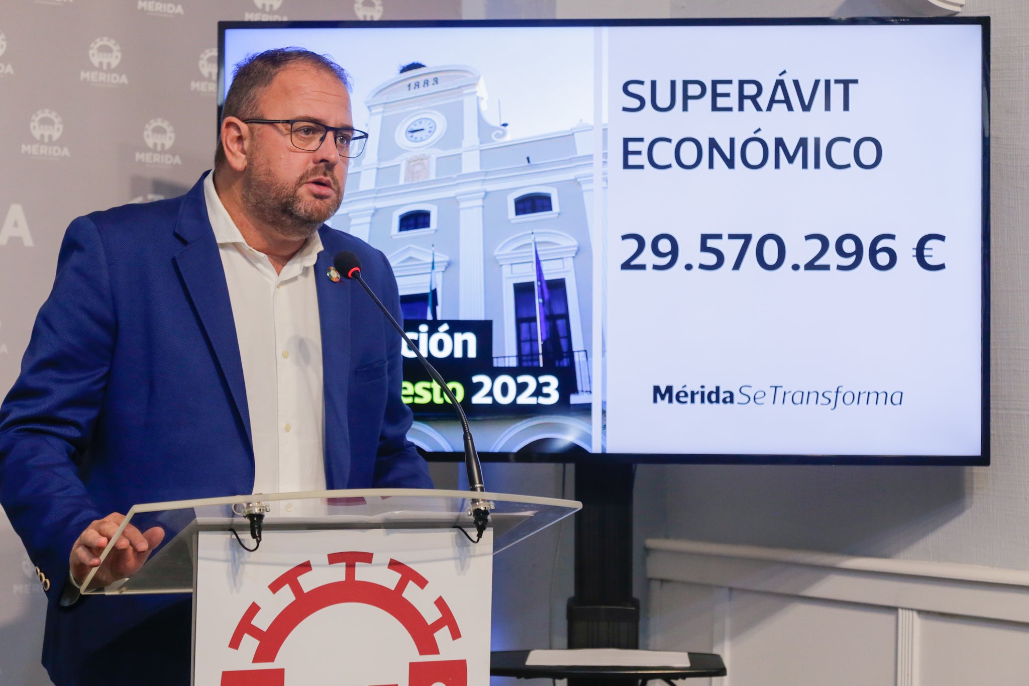 El Ayuntamiento de Mérida cerró 2023 con un superávit de 29,5 millones y reduce su deuda a 11,5 millones El Ayuntamiento de Mérida cerró 2023 con un superávit de 29,5 millones y reduce su deuda a 11,5 millones