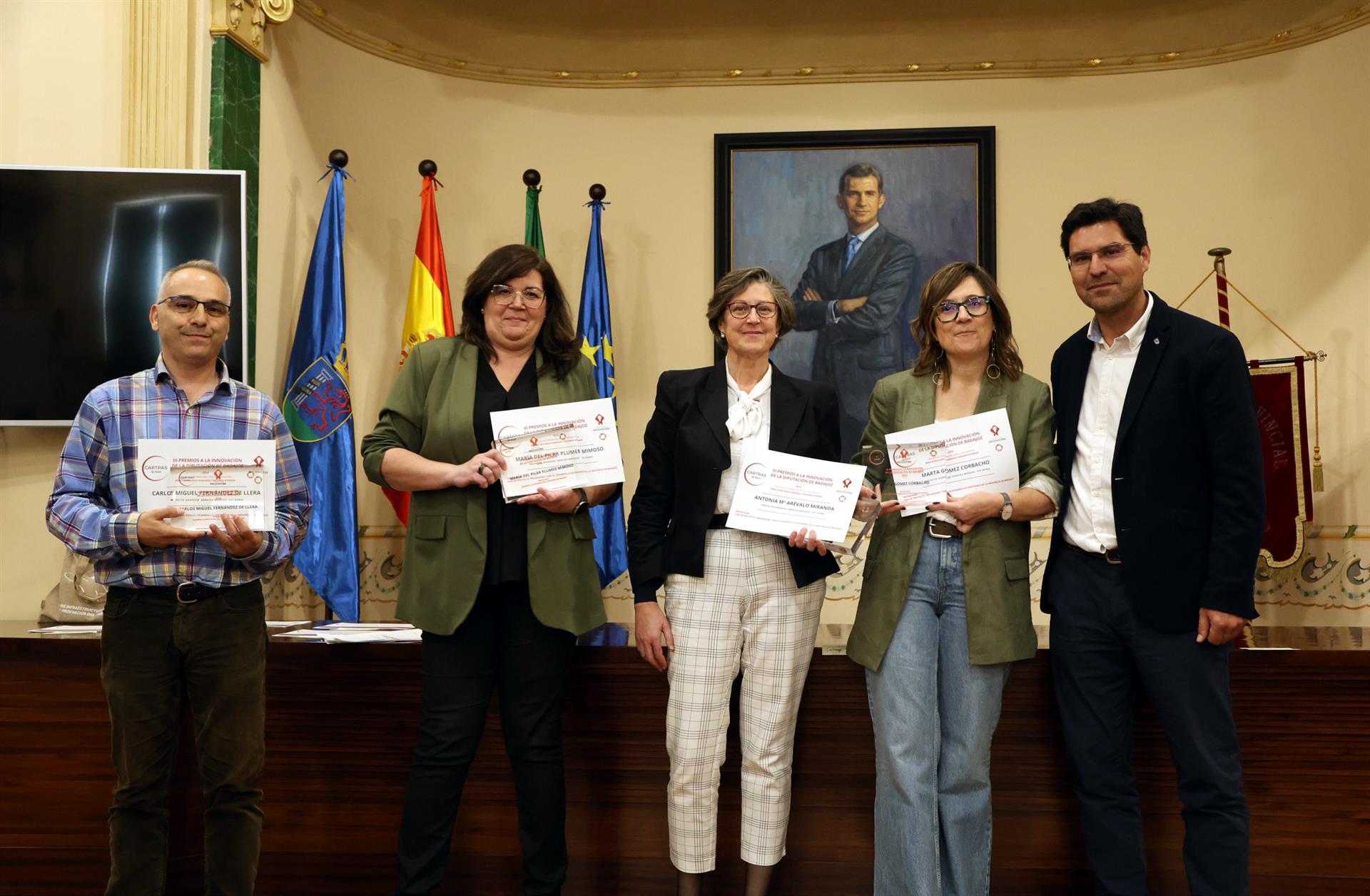 Los Premios Proinnoba de la Diputación de Badajoz premian el talento y la innovación en los servicios públicos extremeños Los Premios Proinnoba de la Diputación de Badajoz premian el talento y la innovación en los servicios públicos extremeños