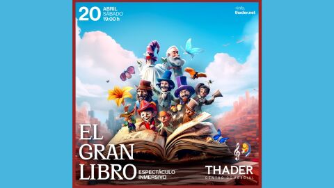 Thader celebra el Día del Libro con un espectáculo de teatro inmersivo: &#39;El Gran Libro&#39;