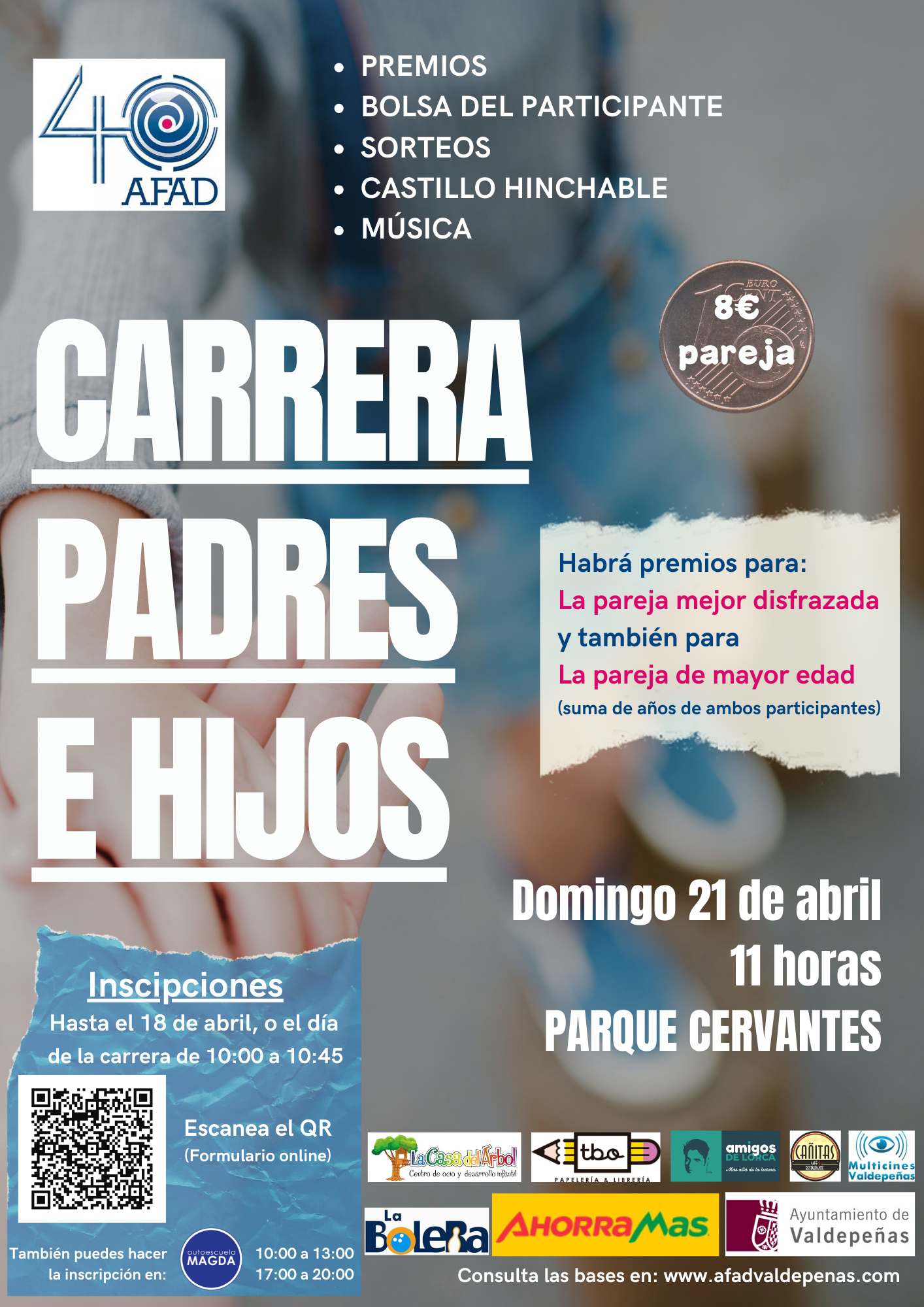 AFAD invita a correr a padres e hijos AFAD invita a correr a padres e hijos