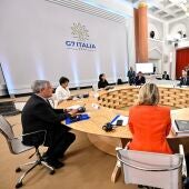 Los ministros de Exteriores del G7 en Capri