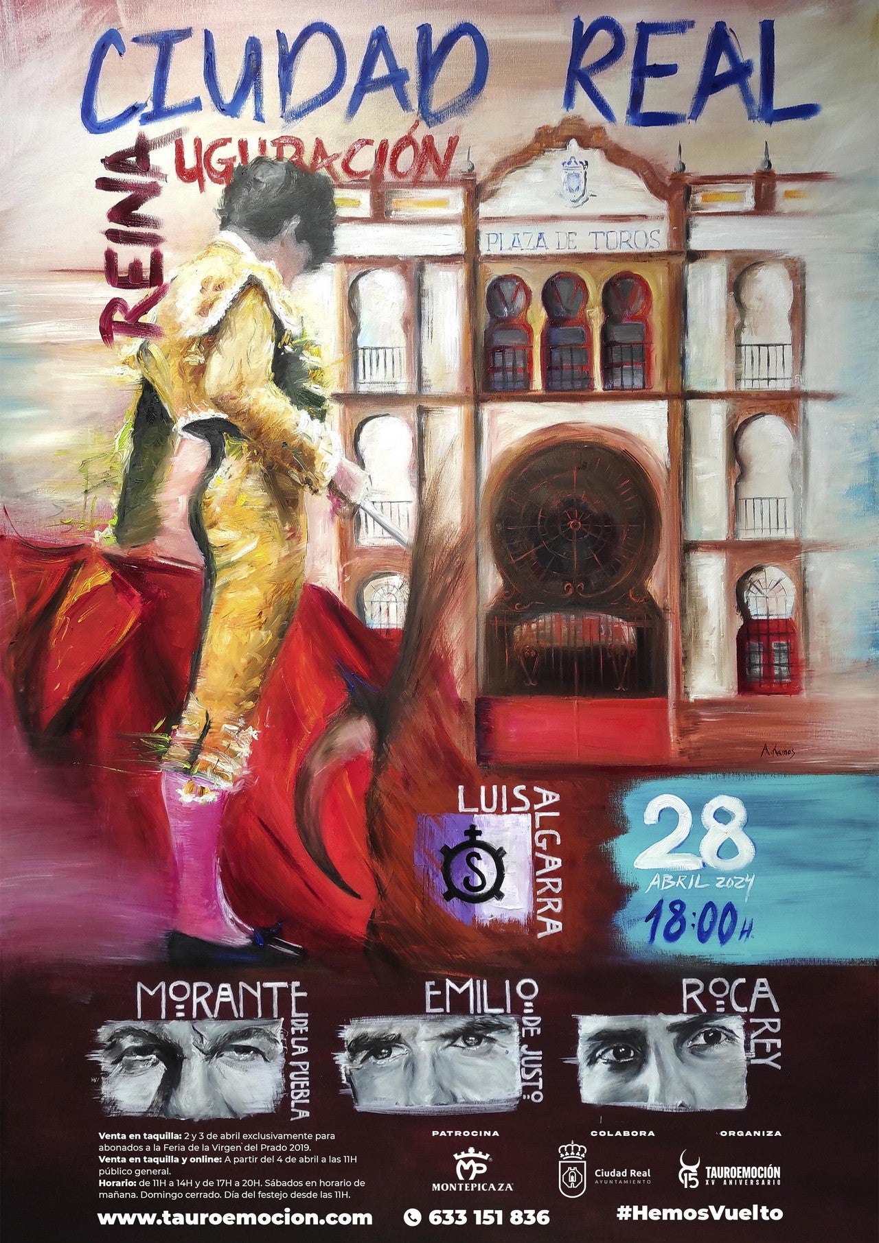 80% de entradas vendidas para el festejo de reapertura de la Plaza de Toros de Ciudad Real 80% de entradas vendidas para el festejo de reapertura de la Plaza de Toros de Ciudad Real