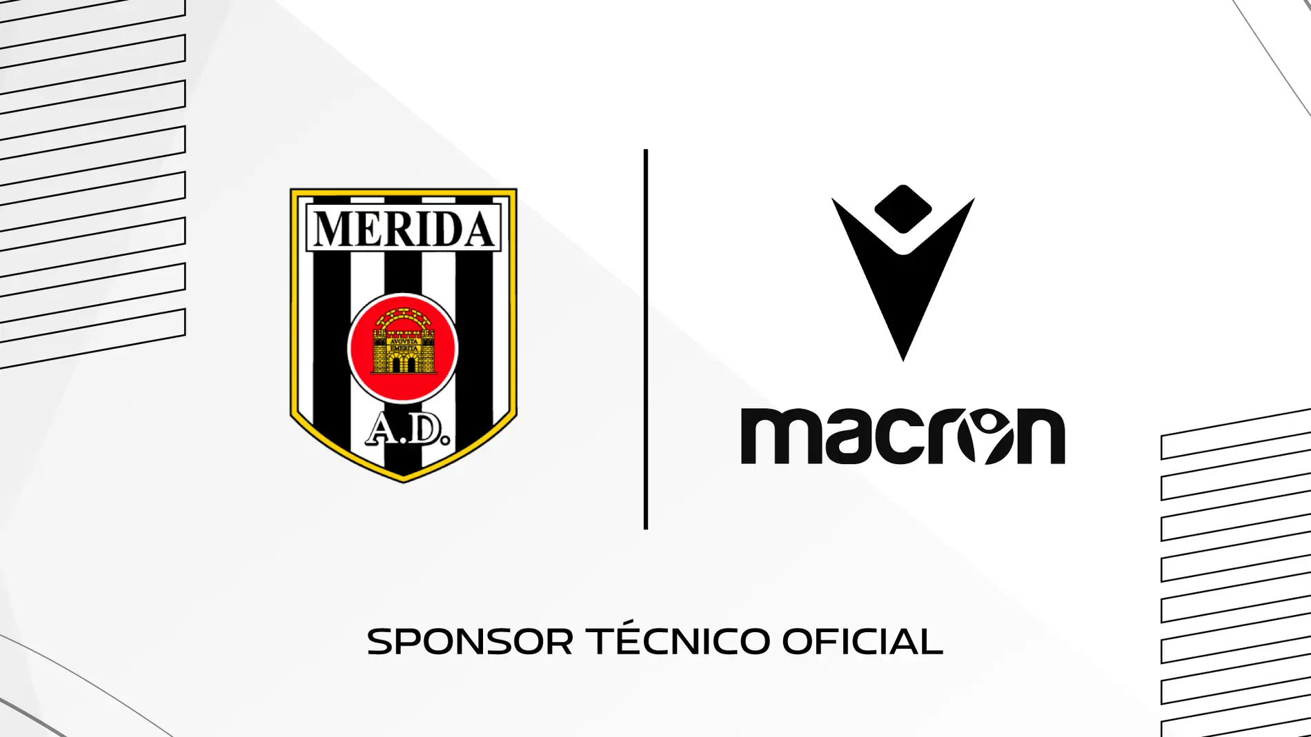 La Asociación Deportiva Mérida y la marca deportiva italiana MACRON renuevan su acuerdo hasta la temporada 2027/28