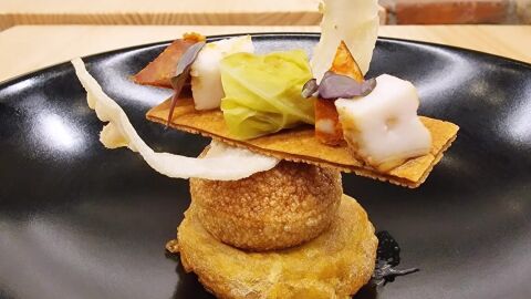 Pincho de legumbre de Alex Perez