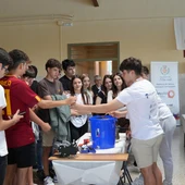Imagen de archivo de la Feria de la Ciencia en el colegio Santa María. Imagen de archivo de la Feria de la Ciencia en el colegio Santa María.