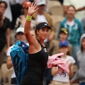 Garbiñe Muguruza, tras un partido Garbiñe Muguruza, tras un partido