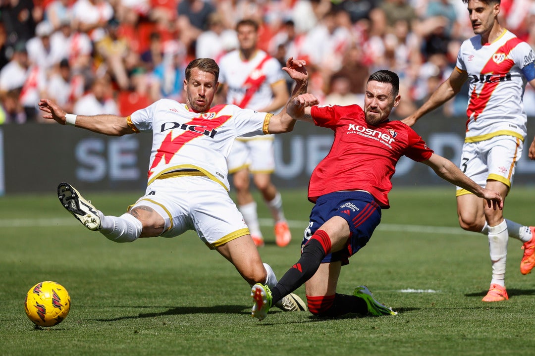 El Rayo remonta a Osasuna en Vallecas El Rayo remonta a Osasuna en Vallecas