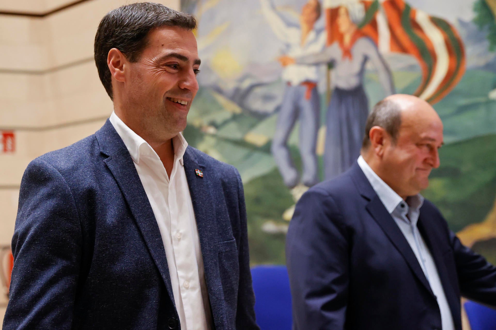 Imanol Pradales y Andoni Ortuzar Imanol Pradales y Andoni Ortuzar