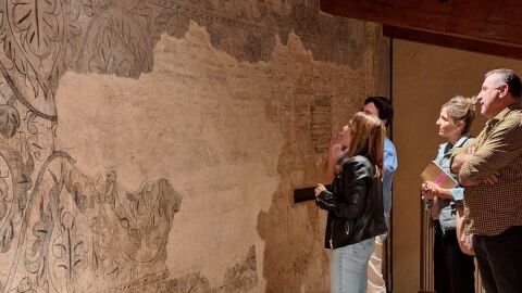 Pinturas g&oacute;ticas y de principios del renacimiento en el Palau-Castell de Betx&iacute;. 