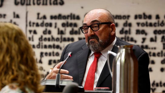 Koldo Garc&iacute;a, durante su comparecencia en el Senado/ EFE/ J.J. Guill&eacute;n