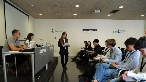 Aula de Debate en el Centro de Congresos de Elche