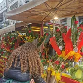 Cataluña vive su primer Sant Jordi laborable después de la pandemia mirando al cielo Cataluña vive su primer Sant Jordi laborable después de la pandemia mirando al cielo