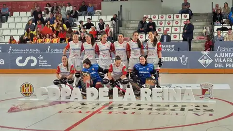 23-4-2024 La plantilla del Telecable en la final de la Copa de la reina 23-4-2024 La plantilla del Telecable en la final de la Copa de la reina