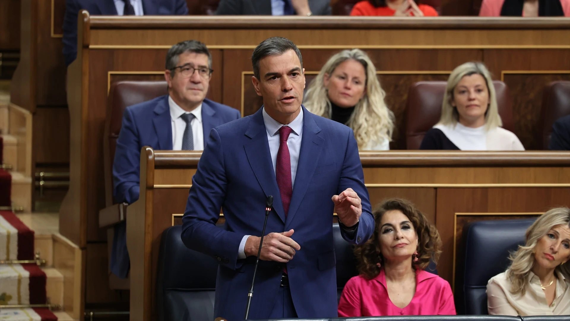 El presidente del Gobierno, Pedro Sánchez, en la sesión de control El presidente del Gobierno, Pedro Sánchez, en la sesión de control/ Jesús Hellín / Europa Press