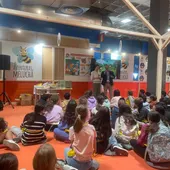 Imagen de uno de los talleres para escolares organizado por AGACAL y Mel de Galicia. Foto:Xunta Imagen de uno de los talleres para escolares organizado por AGACAL y Mel de Galicia. Foto:Xunta